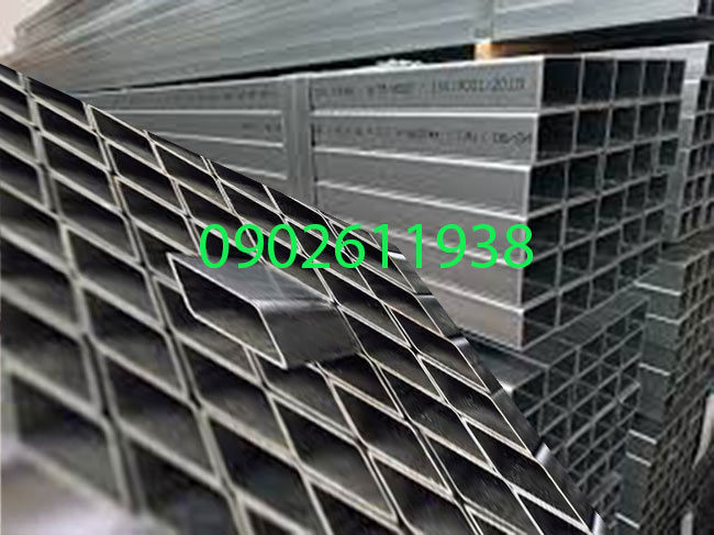 thép hộp mạ kẽm 50×100